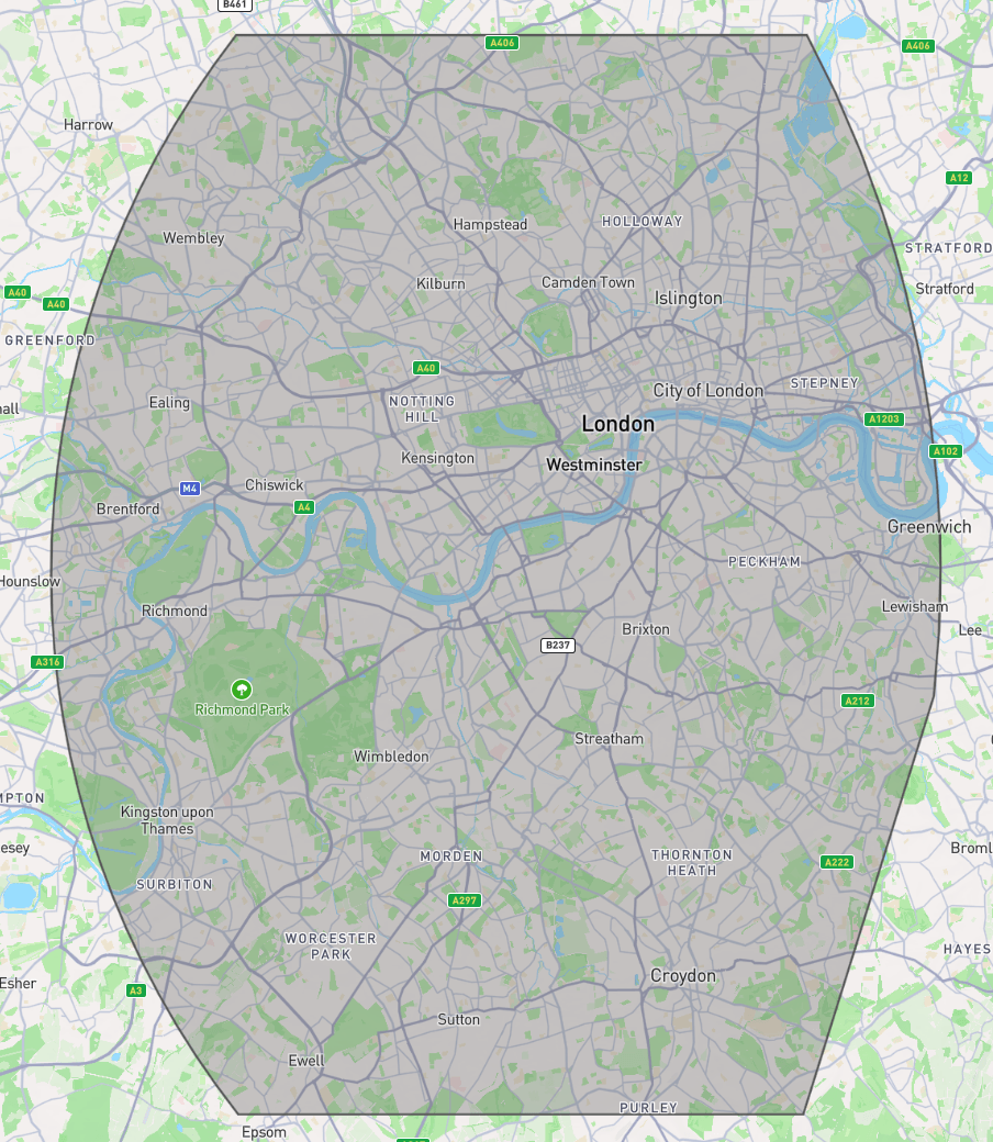 Complex Airspace Example